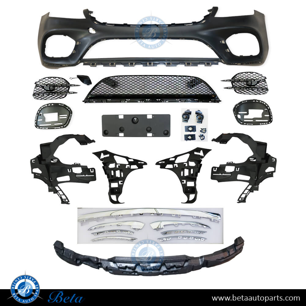 Front Bumper Normal AMG for Mercedes S-Class W222 2018-2020 models, Part Number 2228809500 Front Bumper Normal AMG for Mercedes S-Class W222 2018-2020 models, Part Number 2228809500
